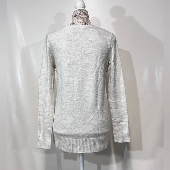 OLIVIA SKY Cream sweater with braid detail size S. - Picture 4 of 13